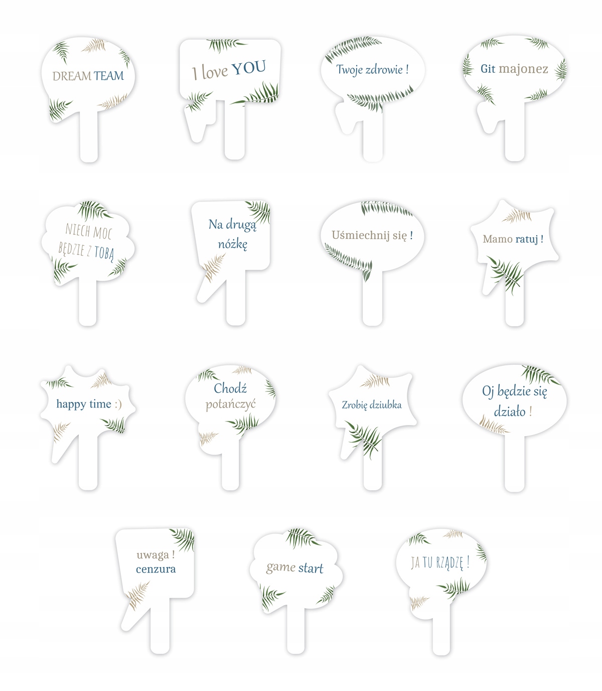 

Tabliczki z napisami teksty Wieczór Panieński Ślub