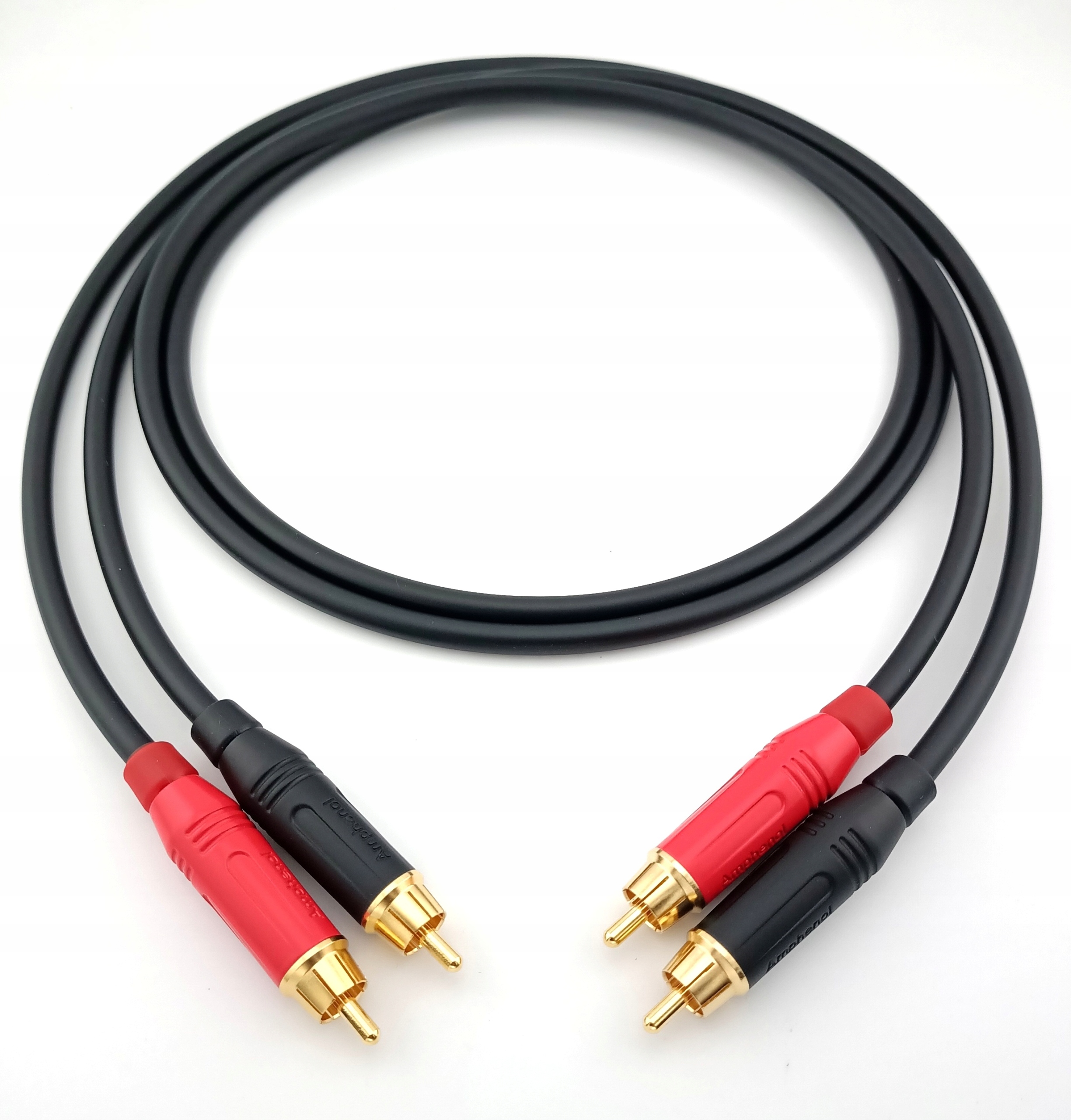 Kabel Interkonekt RCA - RCA CANARE GS-6 ręcznie wykonany para 1m para