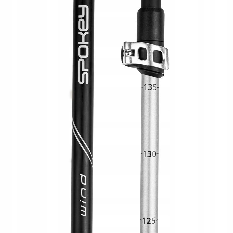 KIJE NORDIC WALKING SPOKEY WIND BLACK 105-135 CM Model WIND