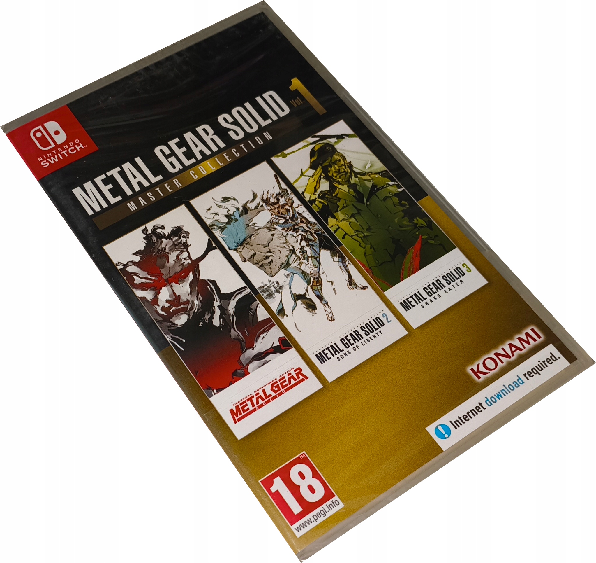 Mgs Metal Gear Solid: Master Collection VOL.1 Nowa Switch Kartridż