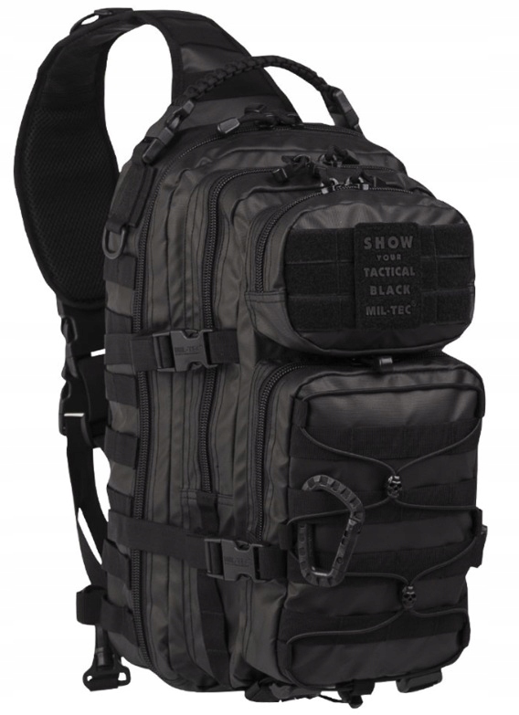 Mil-Tec Plecak na Jedno Ramię 25L Taktyczna Czerń