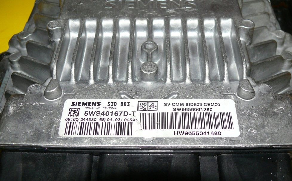 module control unit of the engine PEUGEOT 407 2.0 HDI 138KM