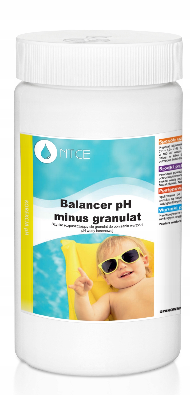 

Granulat Basenu pH Minus 1,5kg Basen Obniżanie Ph