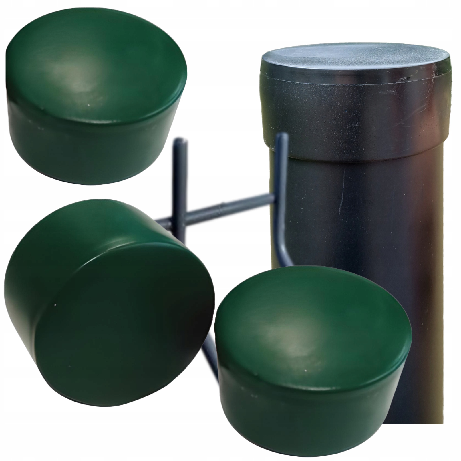 Vnější krytka na profil krytky Fi50 50 Ks Zelená