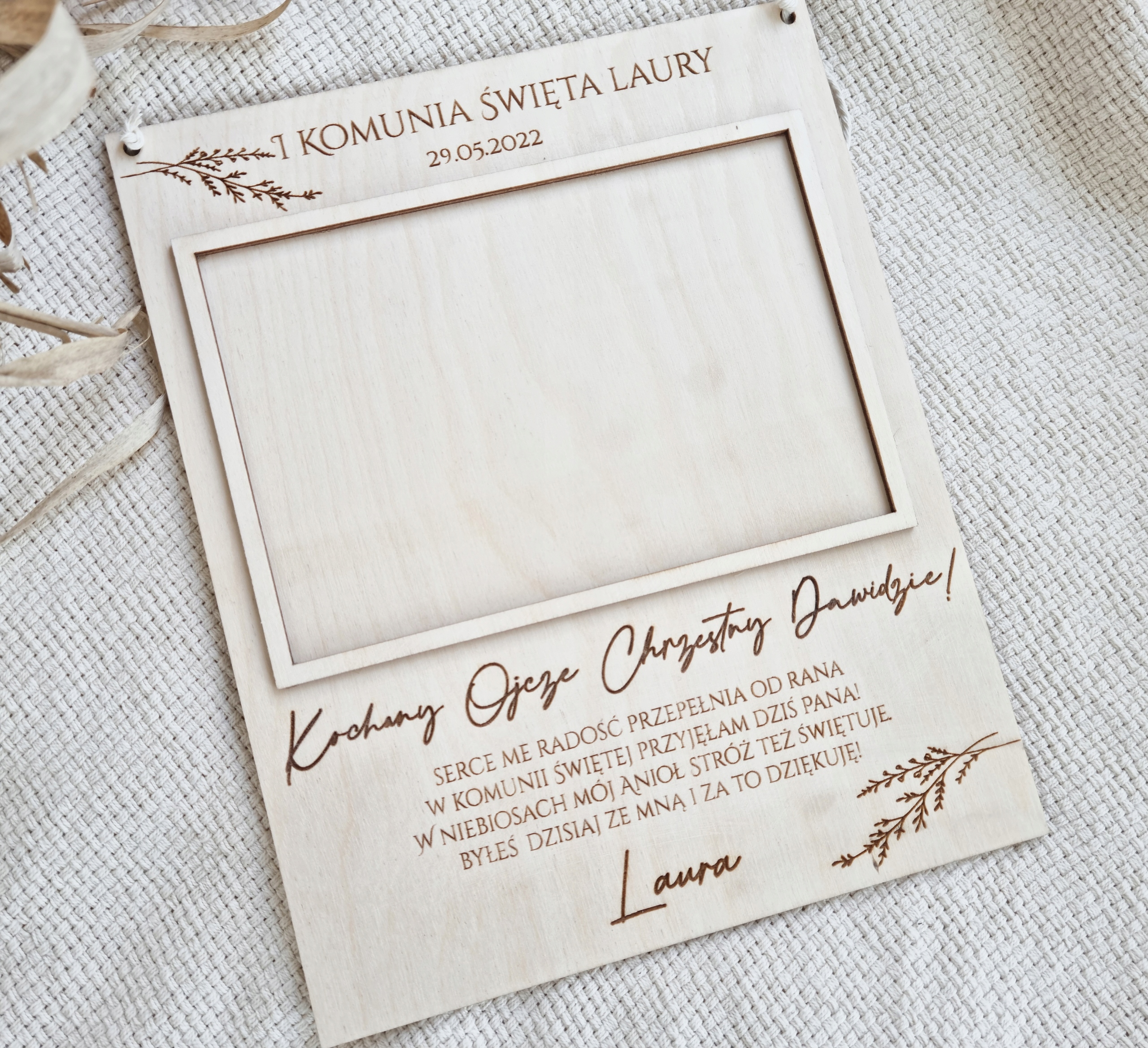 PODZIĘKOWANIE DLA CHRZESTNYCH DZIADKÓW KOMUNIA Okazje komunia