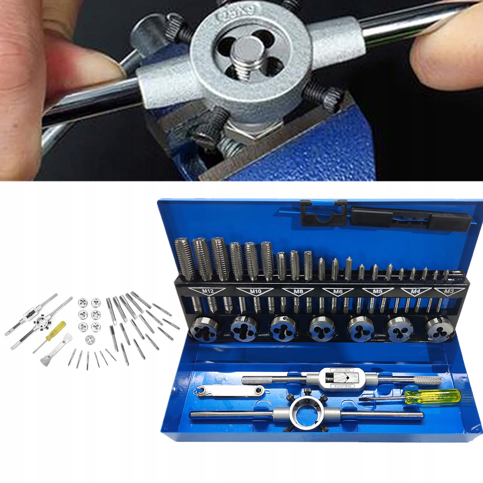 Sada Závitníků M3-M12 32el. Kalibrovníky