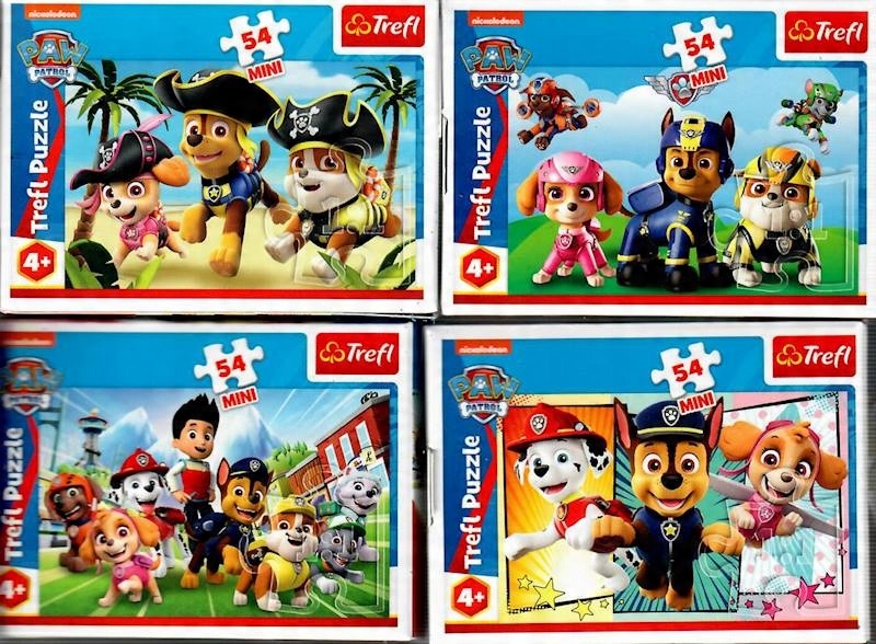 

Trefl 54el. Mini Puzzle Mini Paw Psi Patrol 4+