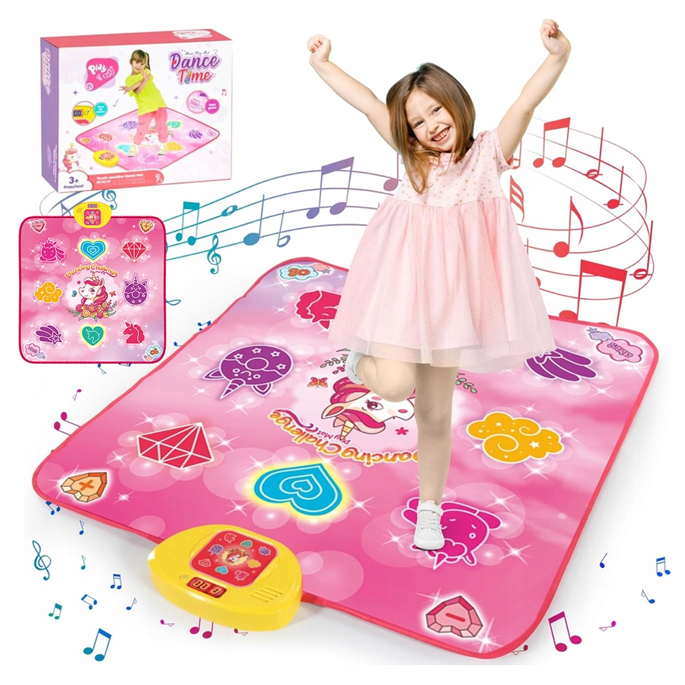 Mata Do Tańca Dla Dzieci Jednorożec Interaktywny Koc Muzyczny Z 5 Trybów