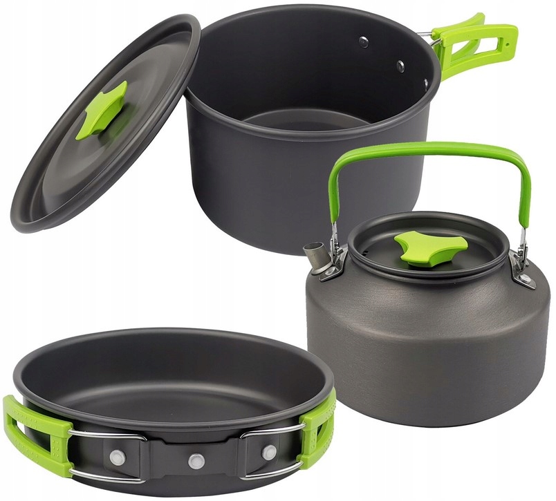 Naczynia Turystyczne Menażka Patelnia Czajnik Na Biwak Pod Namiot