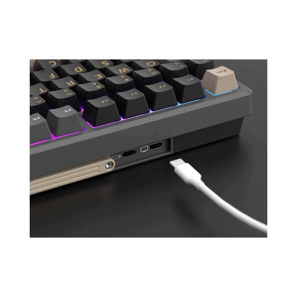 ROYAL KLUDGE RK-M75 Phantom Gaming Keyboard Beige switch — 5