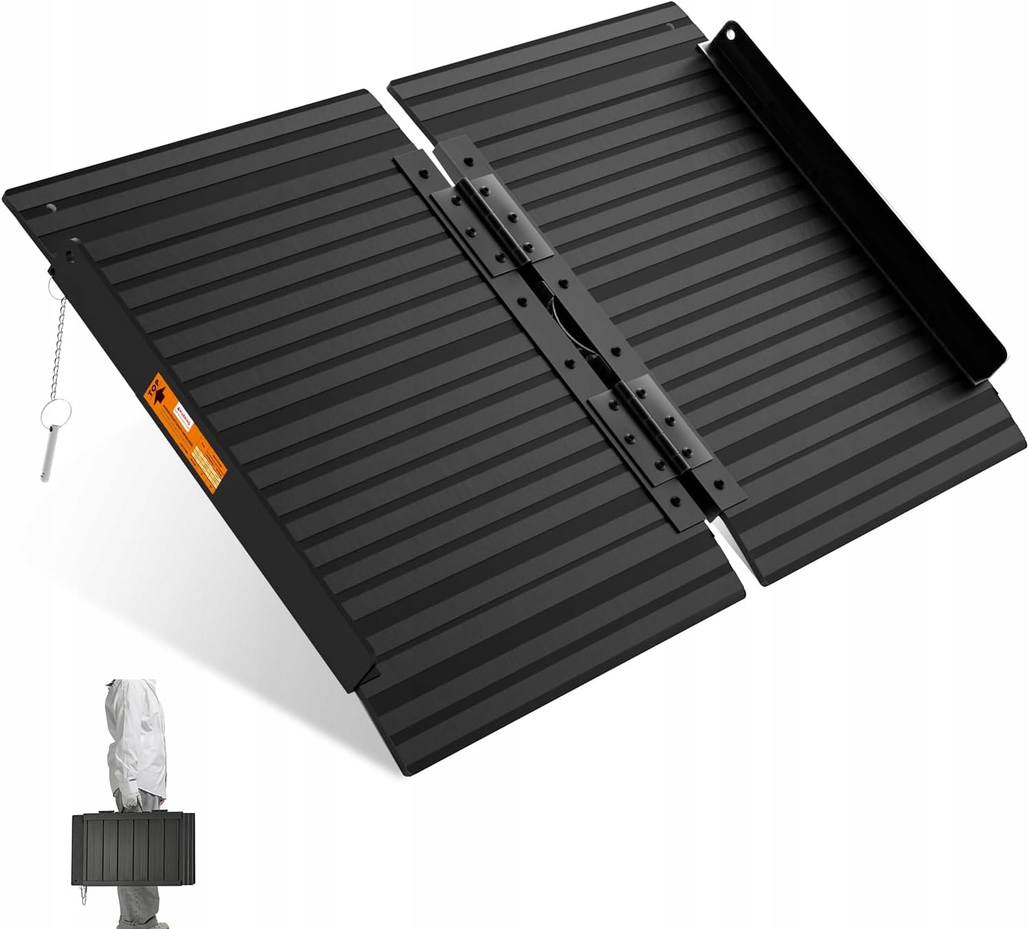 Hliníková Rampa Černá Skládací Vozíky Jízdní Kola Prahy Palety 61X72 362KG