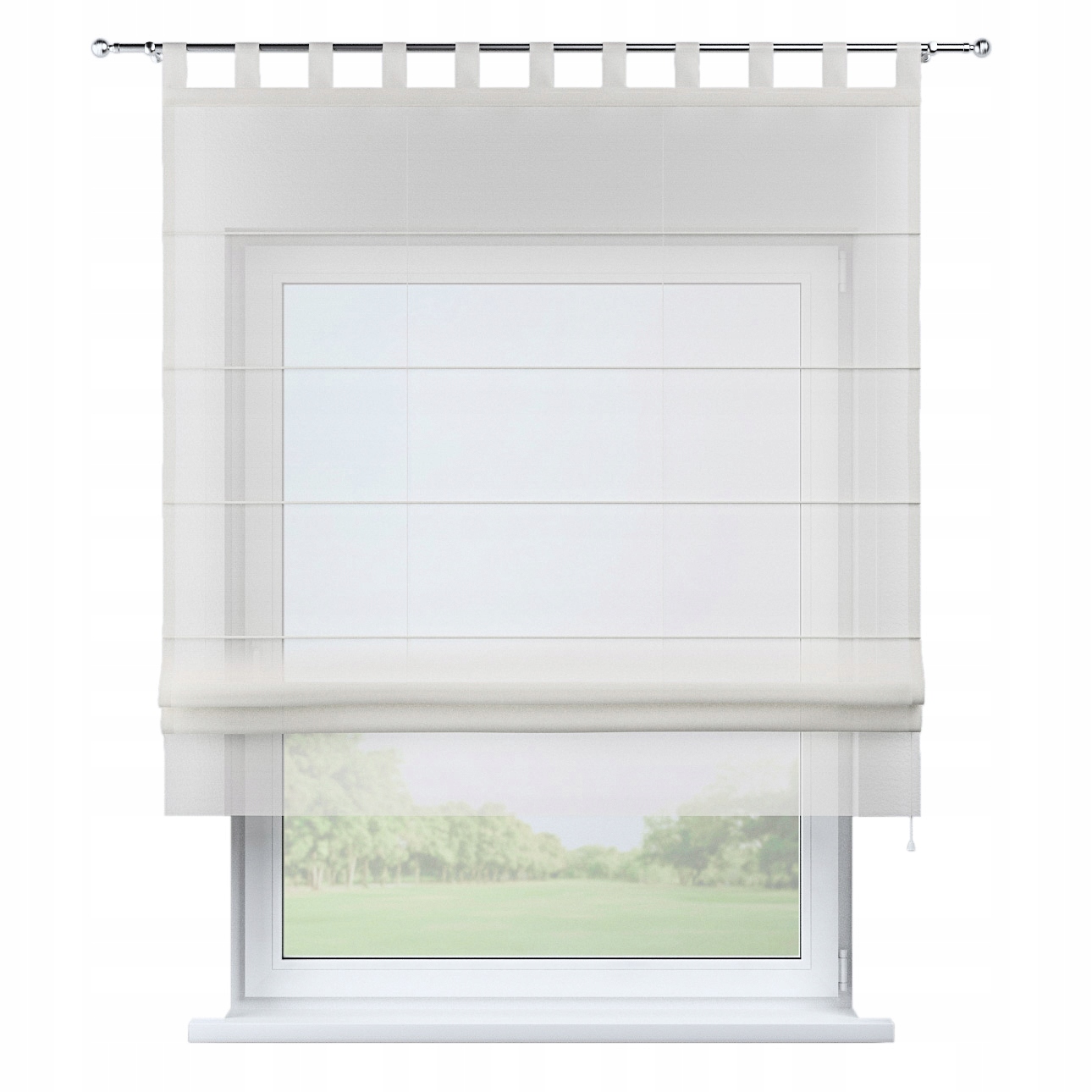 Hotová voálová roleta Bologna 80x160 cm bílá