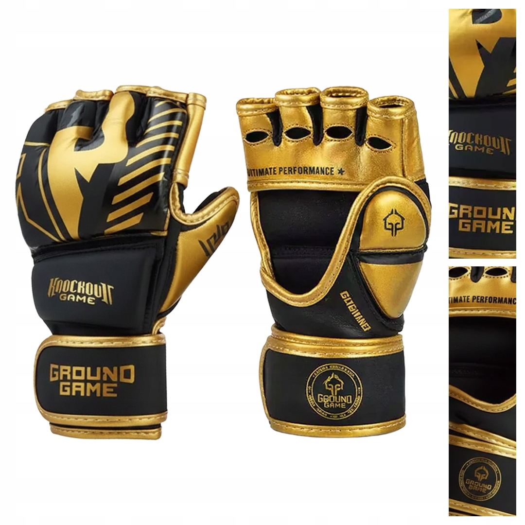 Mma rukavice Ground Game Bling L/XL grappling krav maga tréninkové černé