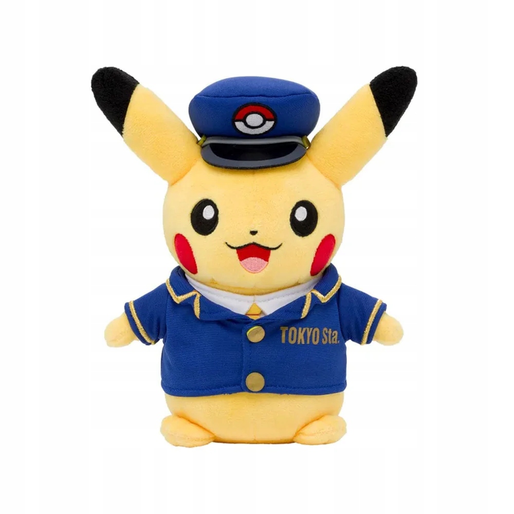 Maskotka Pikachu Tokyo Stationmaster Pokémon Store Tokyo Station 20 cm