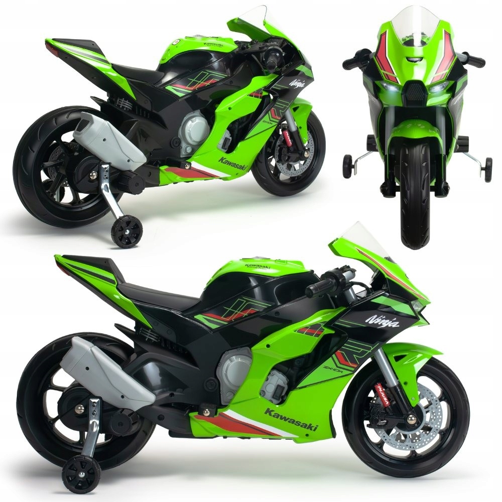 Jeździk elektryczny Motor Kawasaki Ninja Zx R10 12V akumulator Injusa 3+