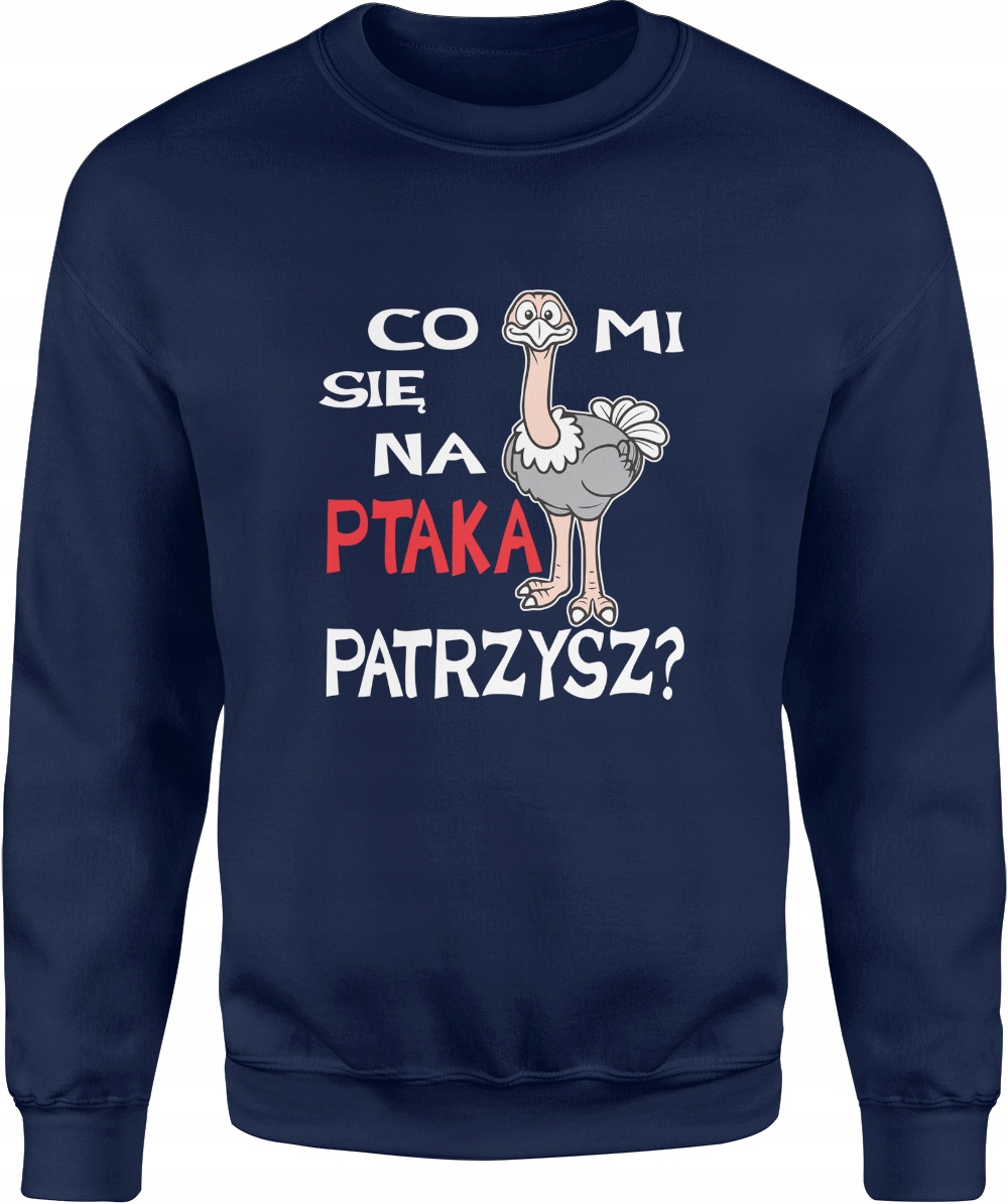 

Bluza Z Nadrukiem Męska Śmieszna Napisami Rozm XL
