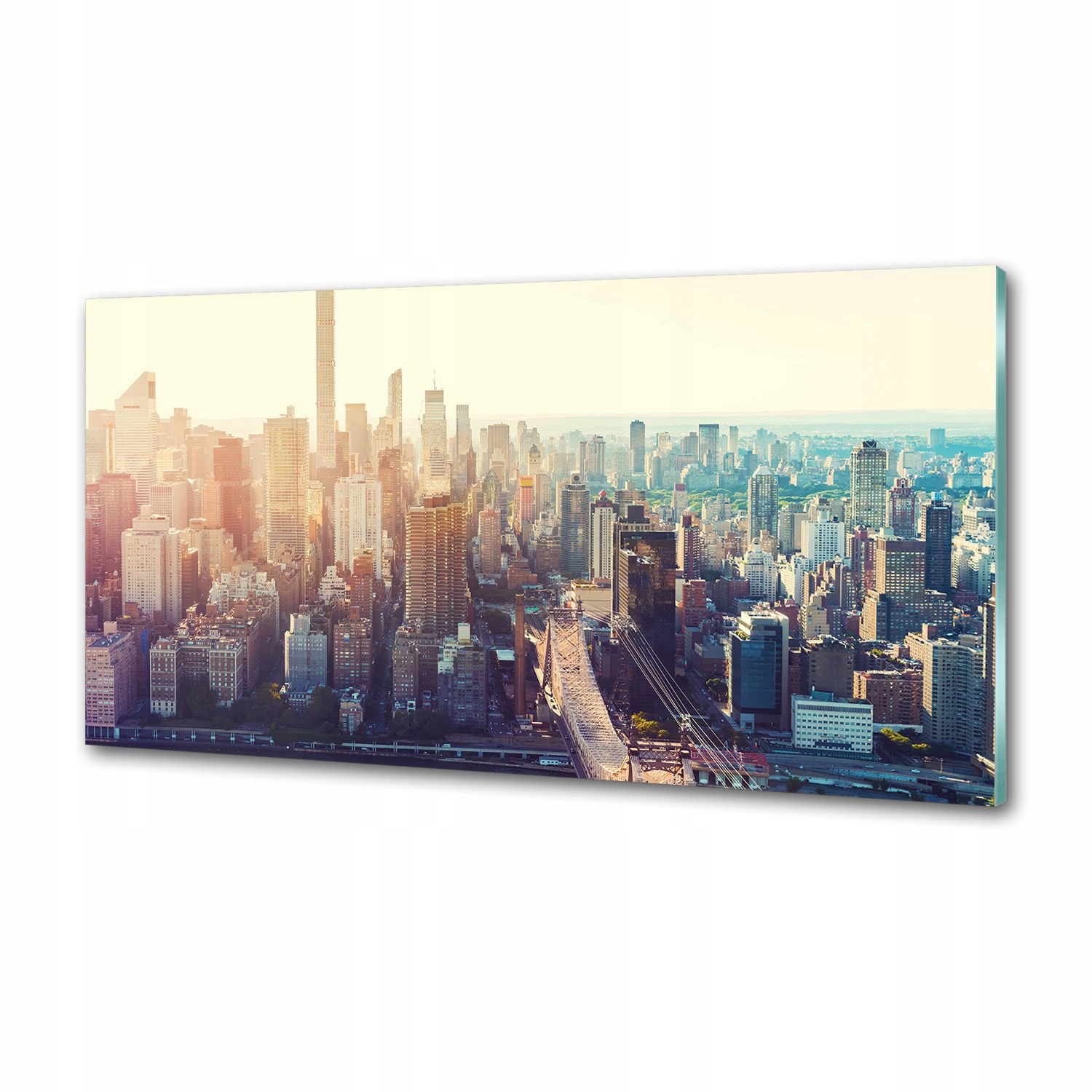 Panel lacobel New York vtáčí let 120x60 cm Lepidlo