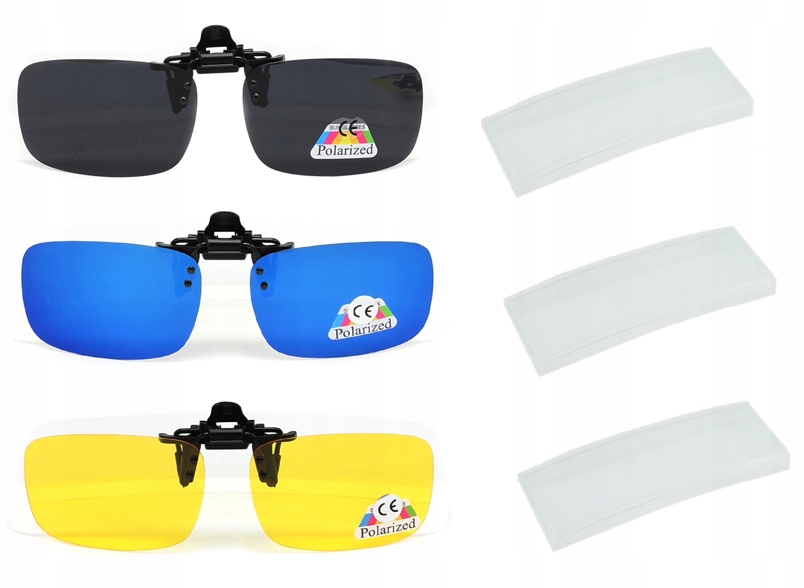 

3X Nakładki Przeciwsłoneczne Okulary Polaryzacyjne