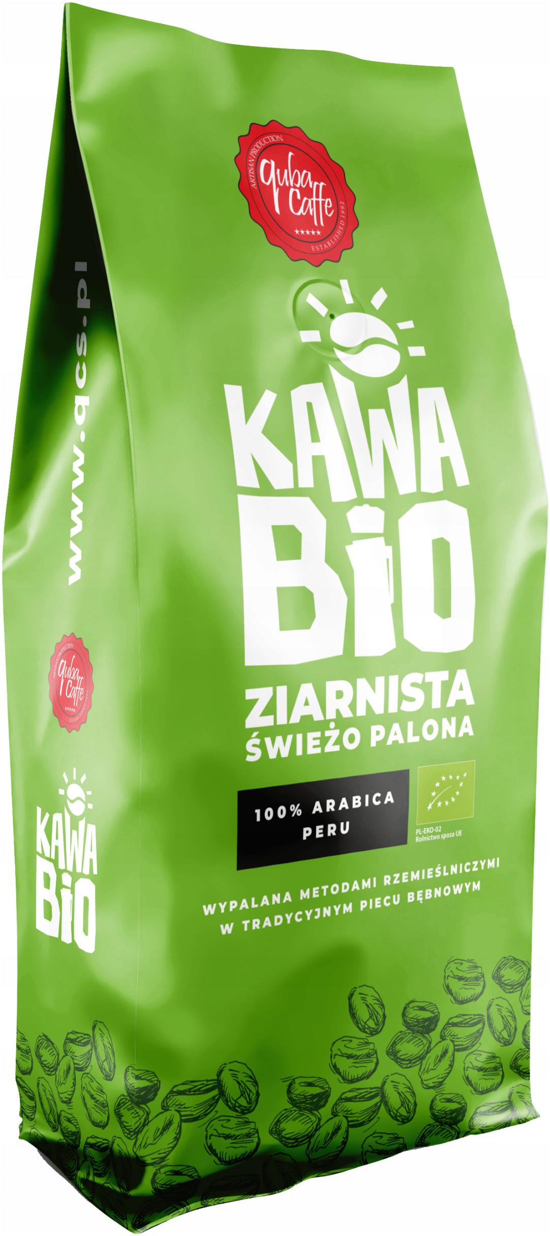 Levně Káva zrnková Bio Peru 100% Arabica 1 kg organic eko