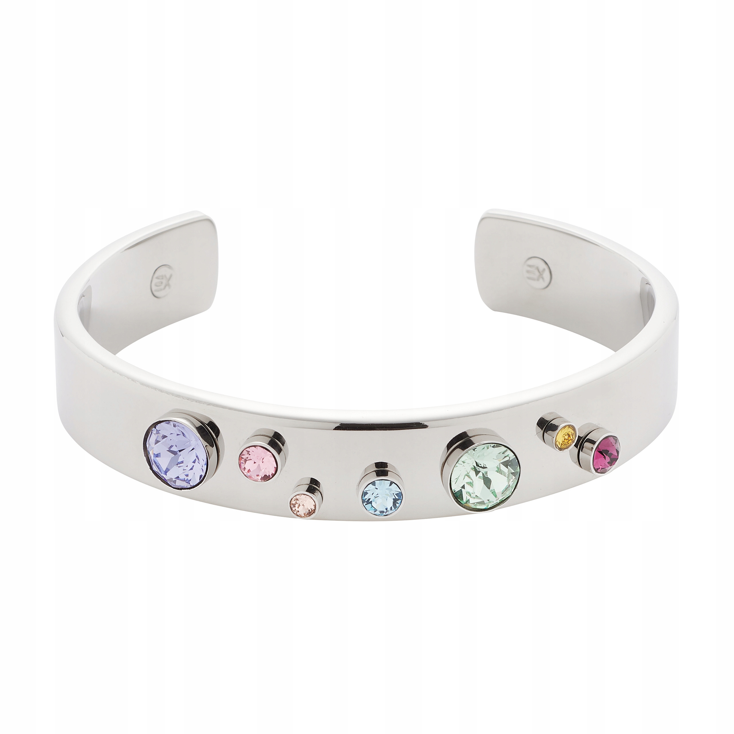Náramek Pevný Magnetický Bangle Krystaly Swarovski Ocel Dámská
