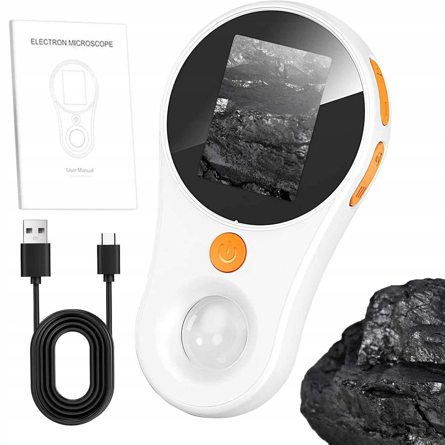 Přenosný Mikroskop Pro Děti Vzdělávací Dárek Digitální Usb S 8 Led Diodami