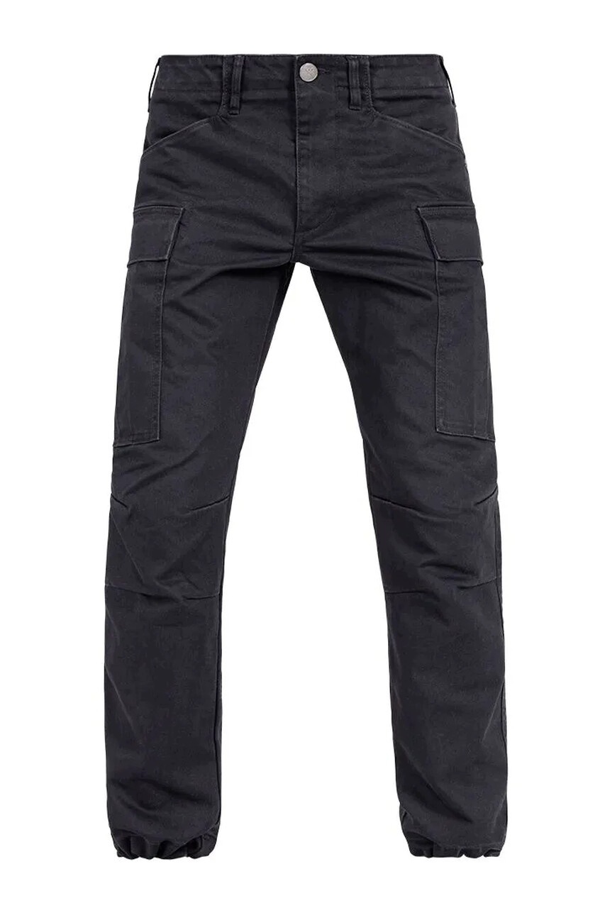 Džínsové nohavice John Doe Regular Cargo Mono Riding Pants Black 32/32