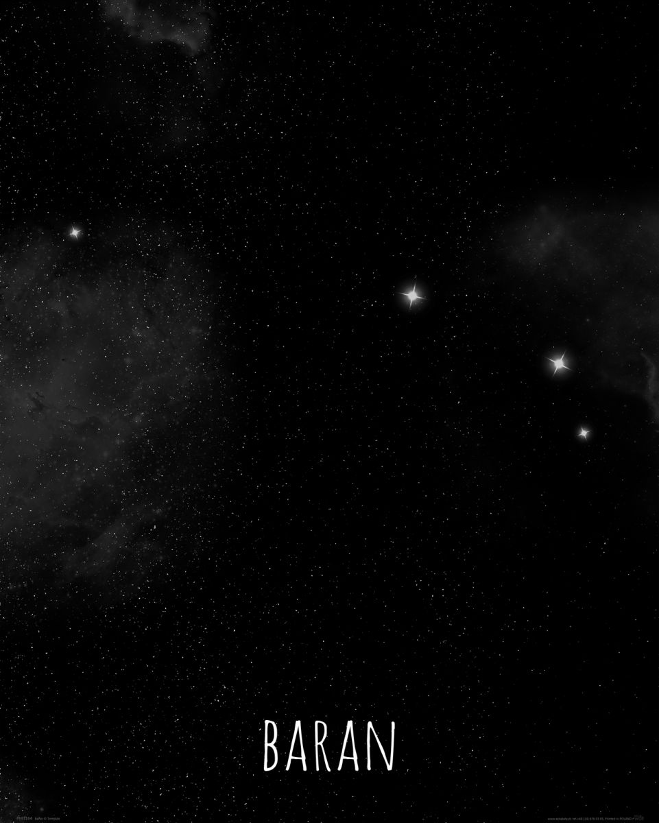 

Plakat na ścianę Baran konstelacja gwiazd 40x50 cm