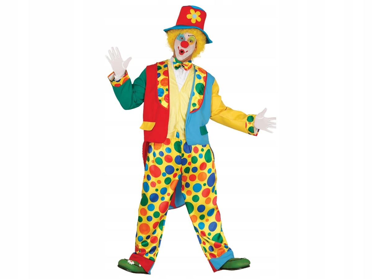 Klaunský kostým, karneval Kostým vel M