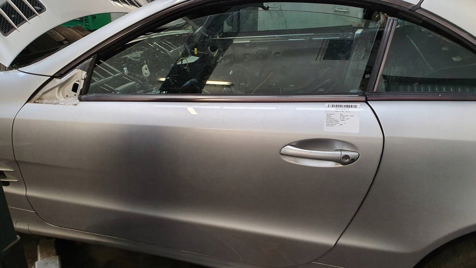 door left front C744 MERCEDES - BENZ SL 350
