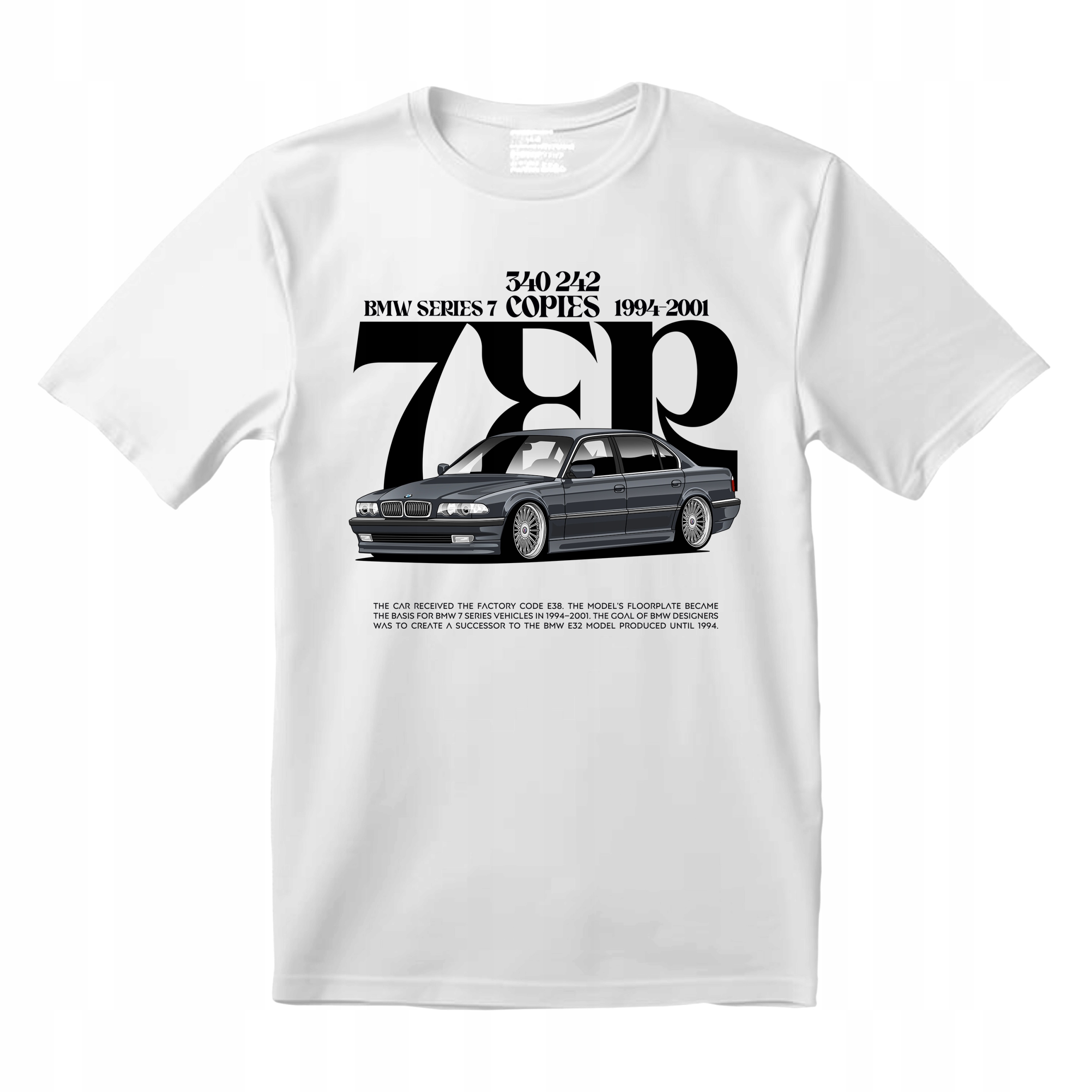 T-shirt koszulka BMW E38 7ER