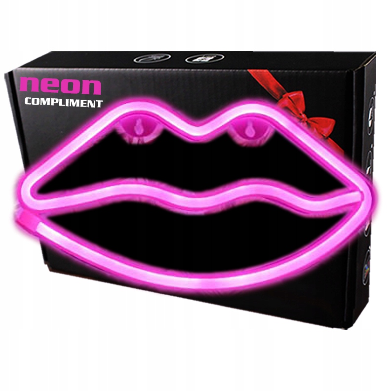 

Neon muzyczny Led Usb Na ścianę Usta