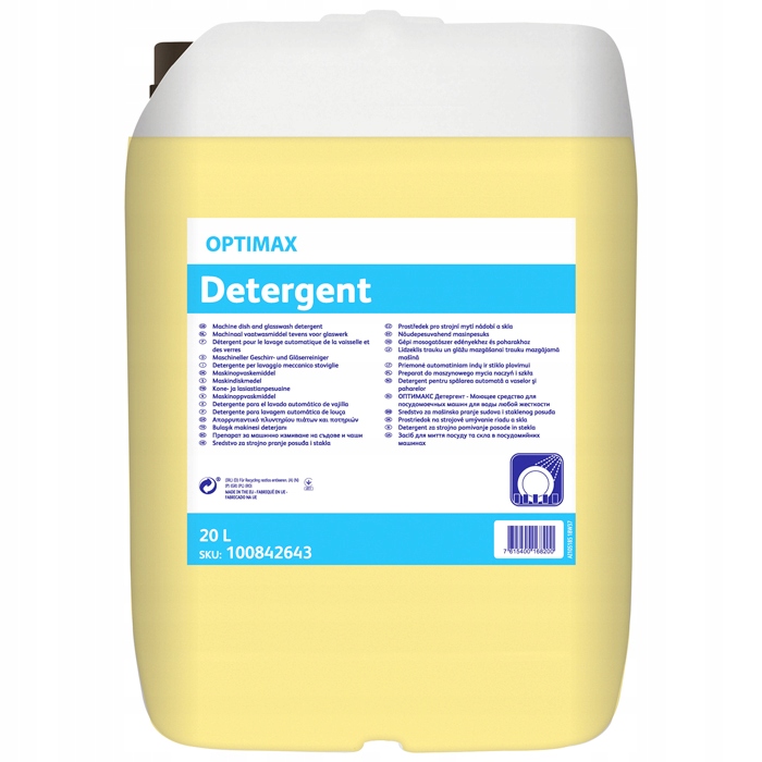 

Optimax Detergent zmywarki płyn do mycia naczyń 20
