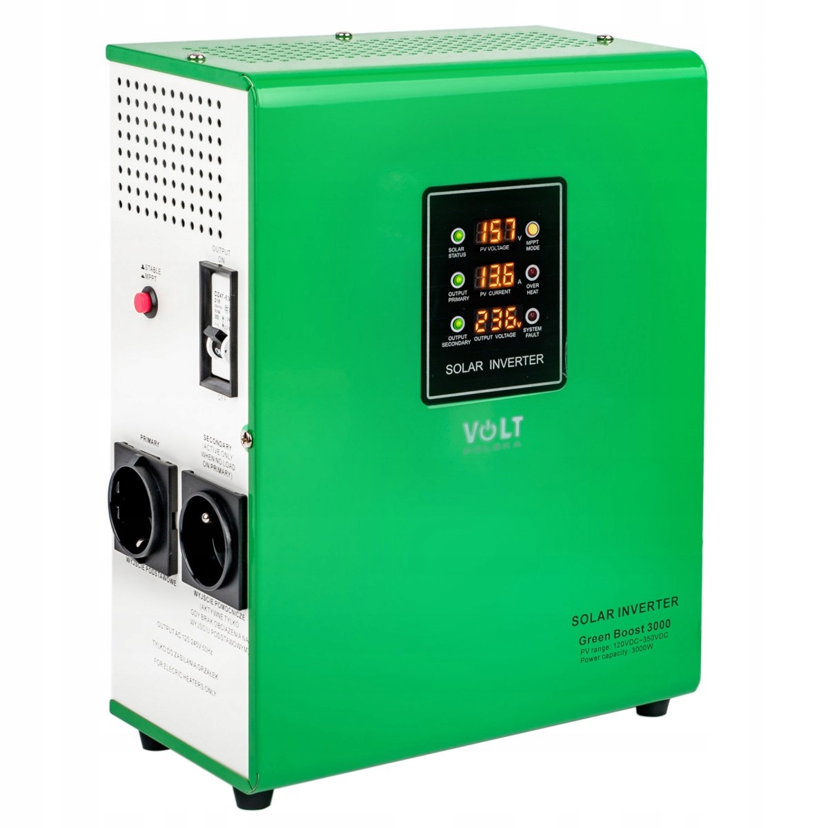 Przetowrnica Solarna Solarna Do Boliera Bojlera Volt Green Boost Mppt 3000