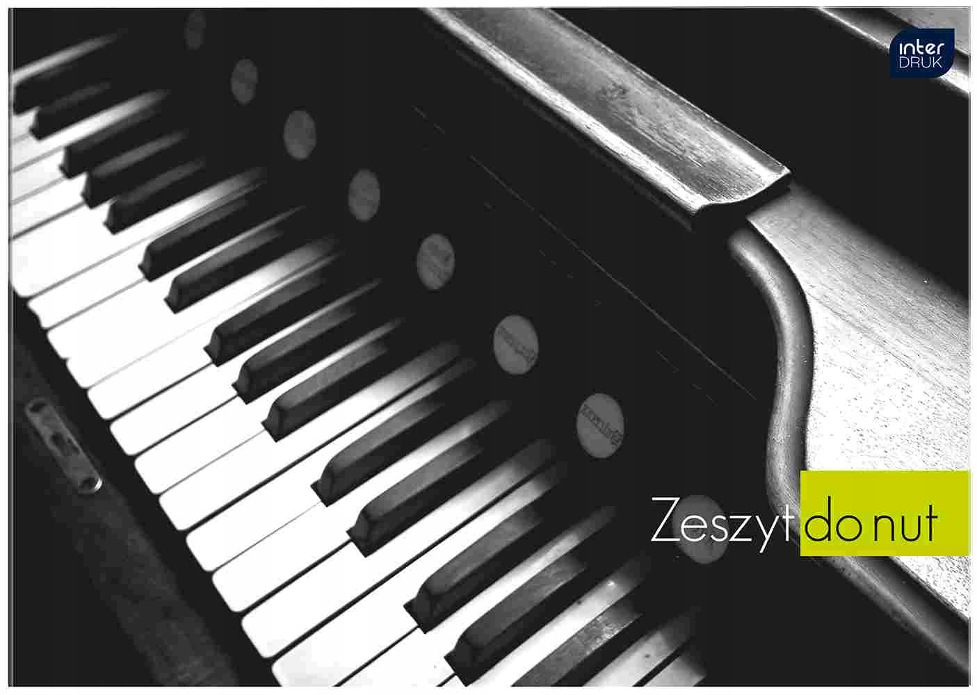 

Interdruk Zeszyt Do Nut A5/16 do muzyki pięciolini