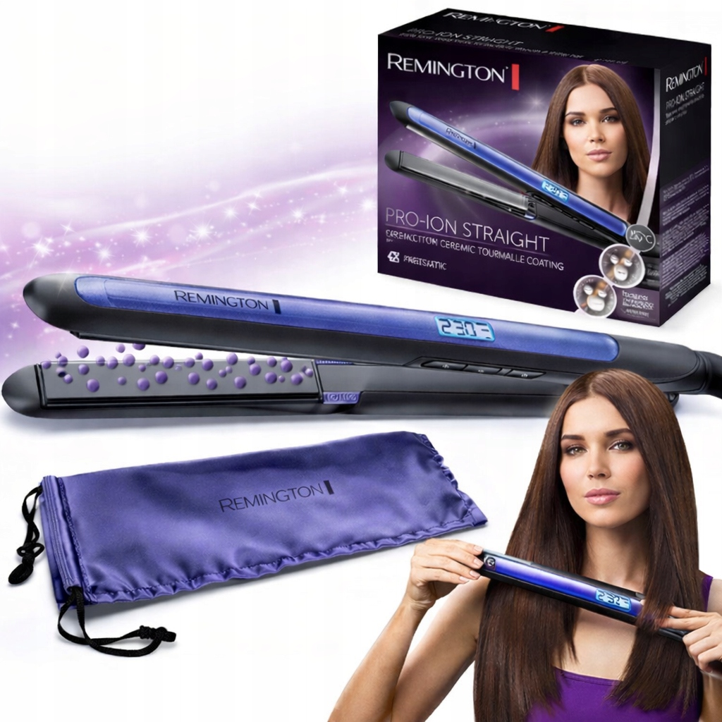 Prostownica Do Włosów Remington Ceramiczna Turmalinowa Jonizacja Solidna