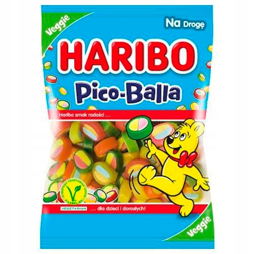 30 Sztuk Haribo Żelki 85G Pico Balla