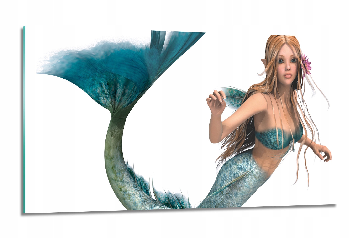 dekor Syrena žena na zeď 120x60 s potiskem