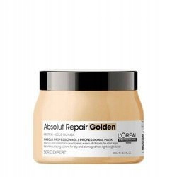 Loreal Absolut Repair Golden odbudowująca złota maska do włosów 500ml