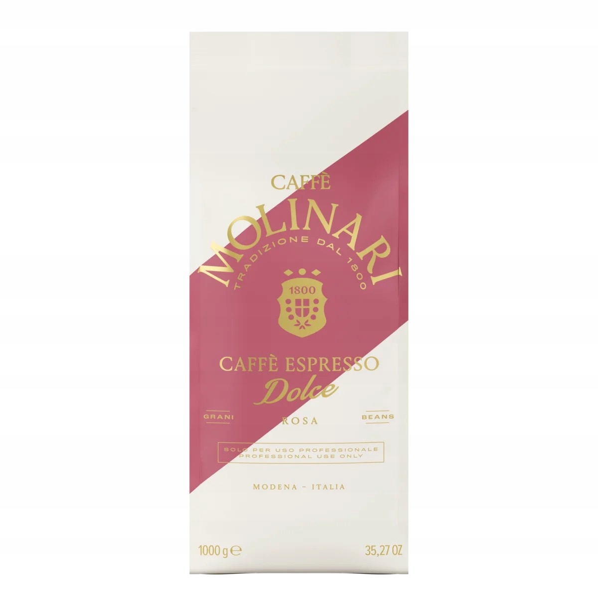 Levně Molinari Zrnková Káva Dolce Rosa, směs, 1000g