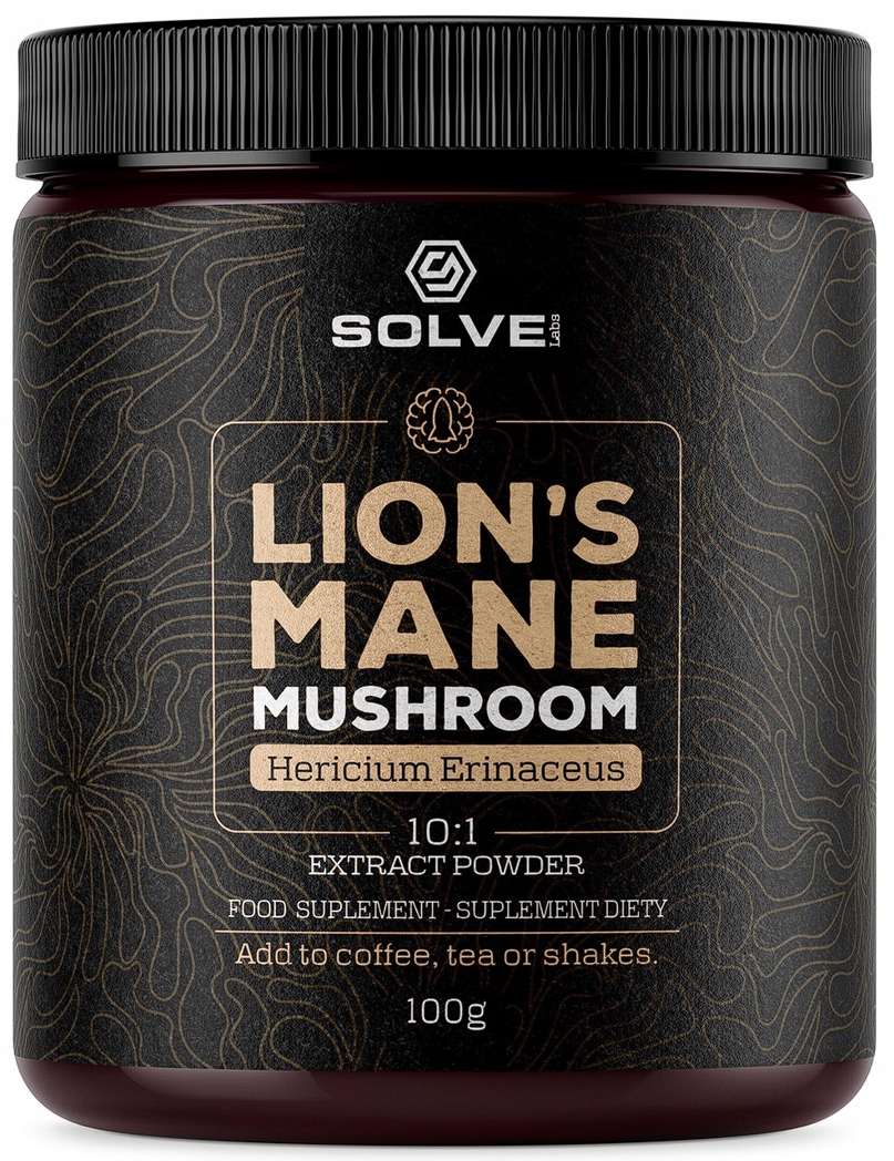 Solve Labs Lion's Mane Soplówka Jeżowata ekstrakt 100g