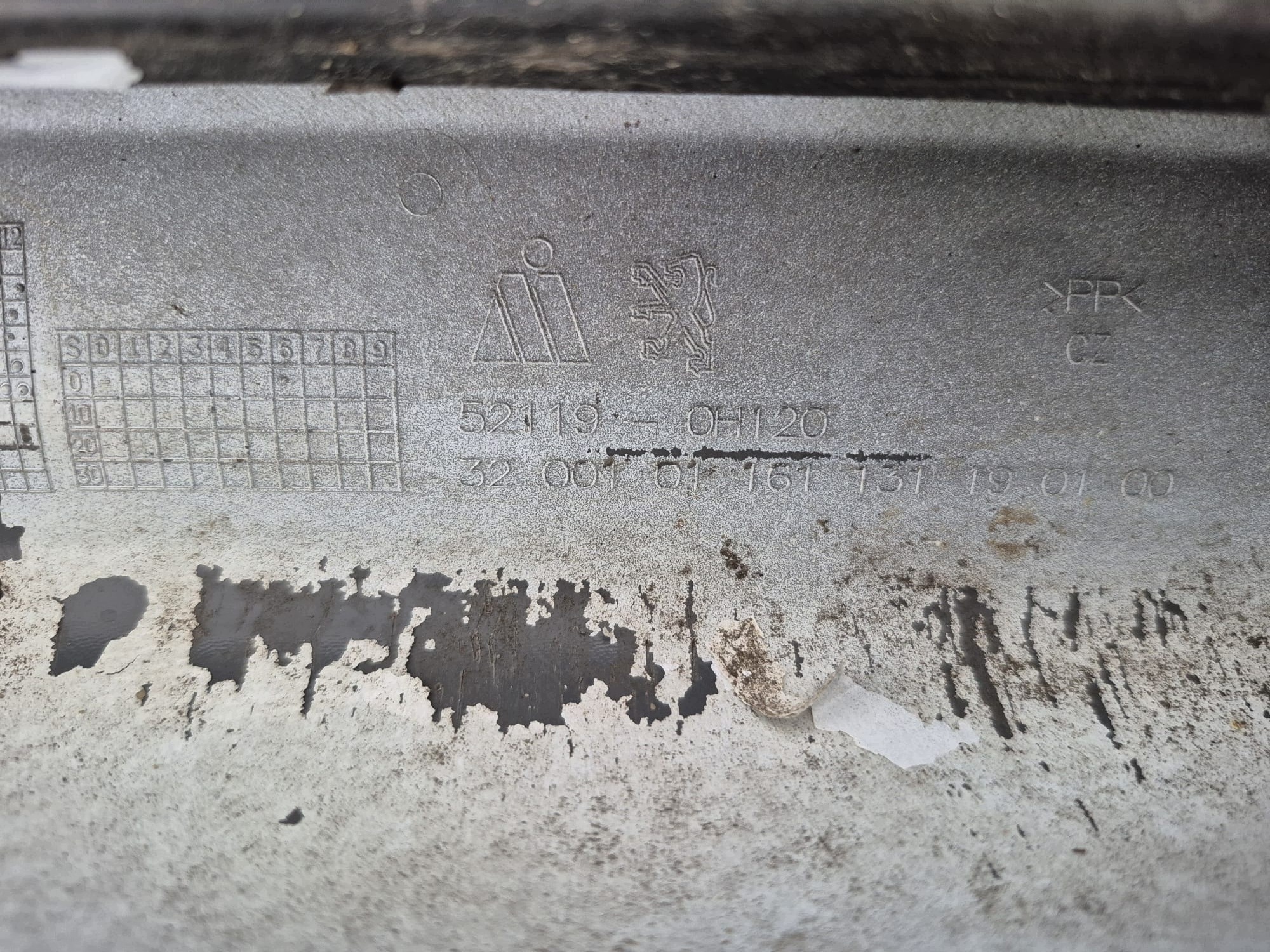 PEUGEOT 107 LIFT 12- bumper front front 53111-0H050