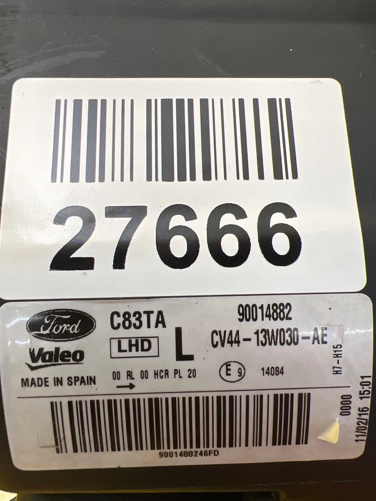 light left Ford Kuga MK2 II 12-16 normal CV44-13W030-AE