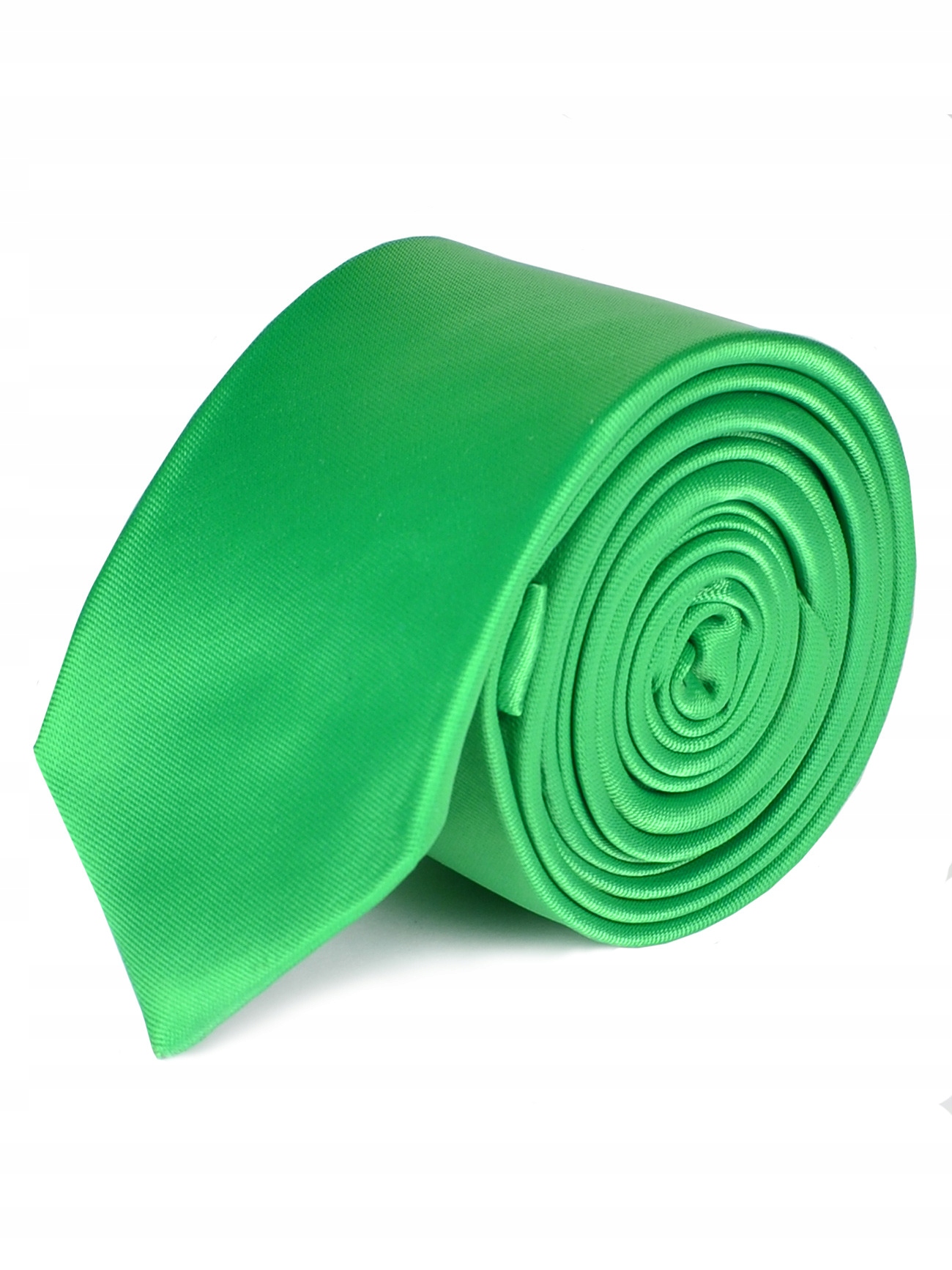 

Krawat Gładki Zielony Śledź Śledzik