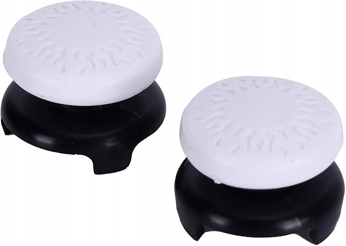 2x NAKŁADKI NA ANALOGI DO PADA BIAŁE SILIKONOWE NASADKI KONTROLERA PS5