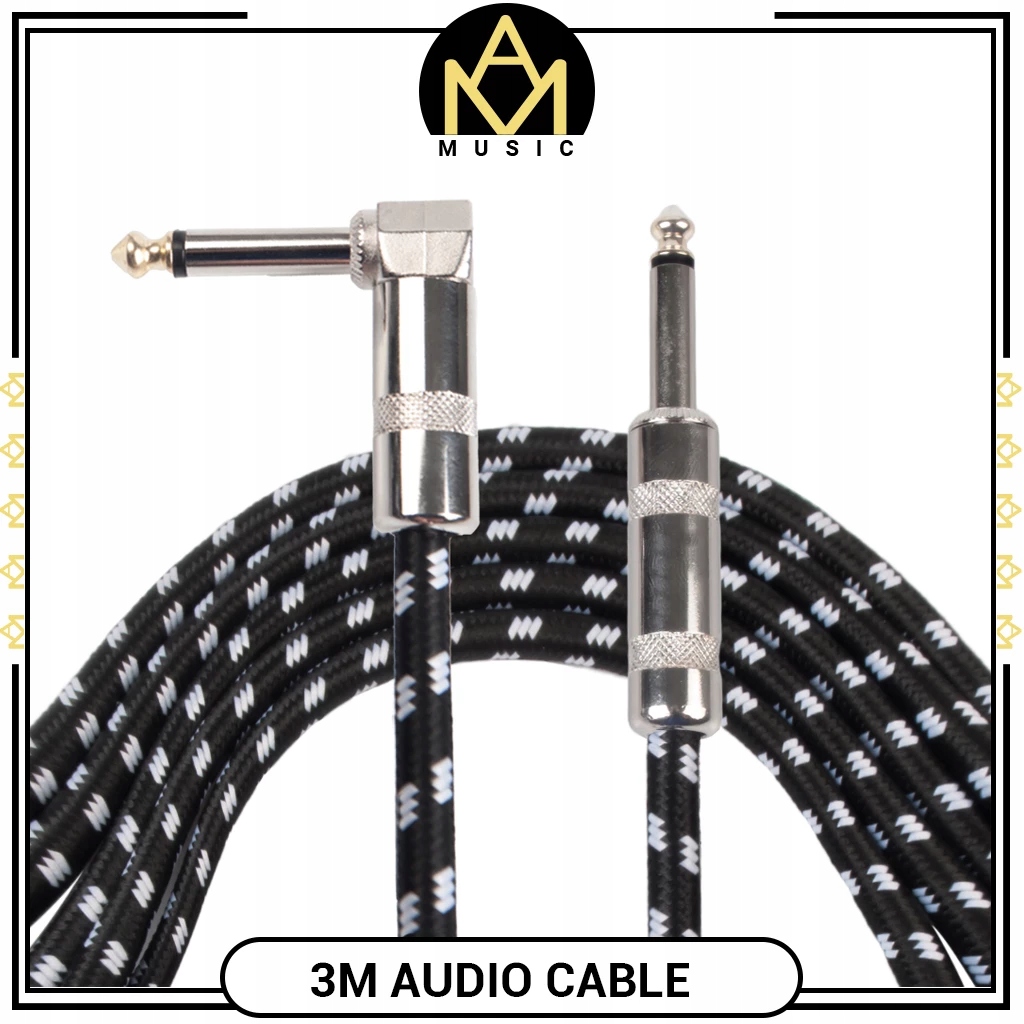 Kabel Gitarowy Do Gitary 3m