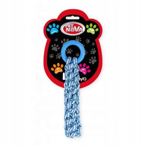 

Petnova gruby węzeł sznura i ringo 30cm niebieski