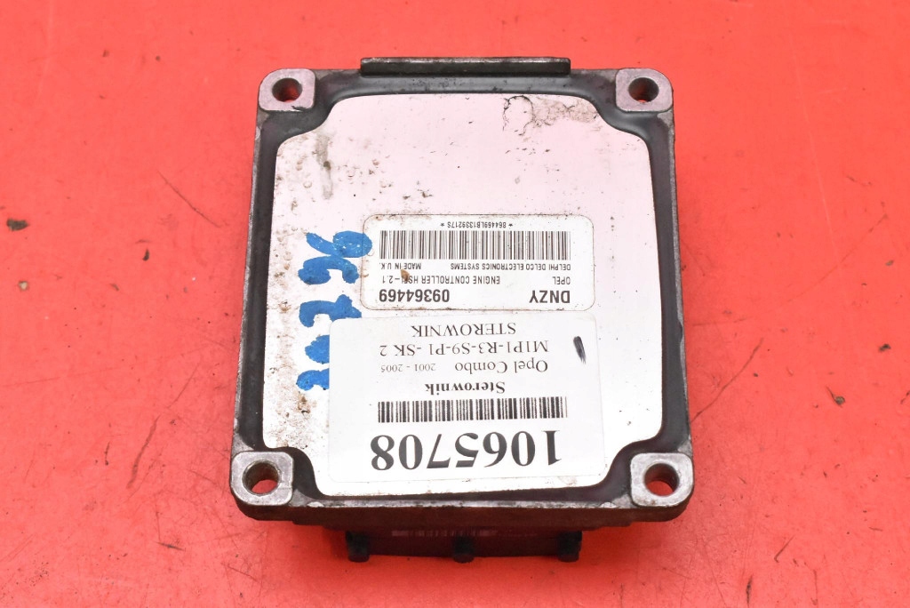 control unit computer of the engine 09364469 DNZY OPEL COMBO C 1.6 8V 87 KM 01-05