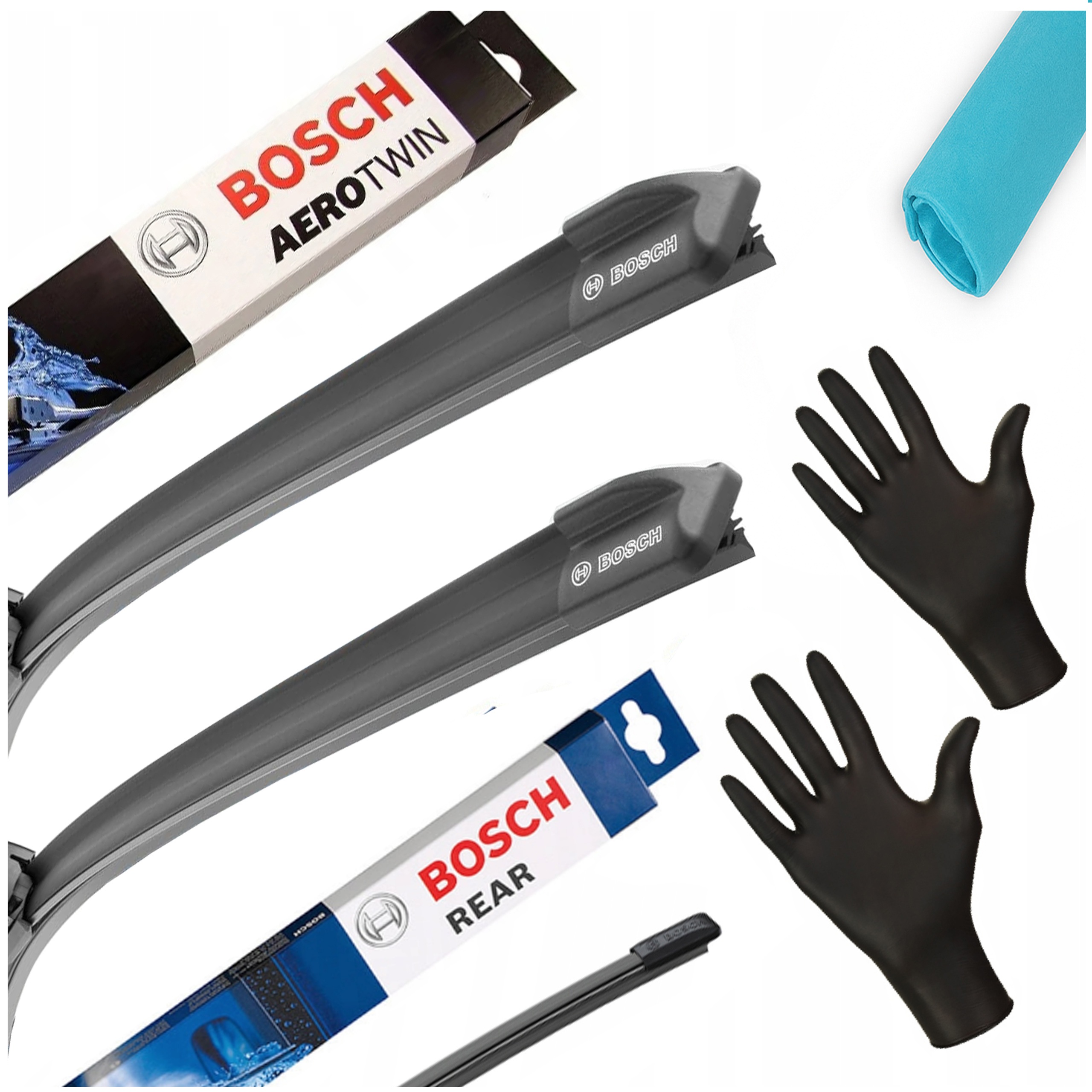 Wycieraczki Bosch Przód+tył Seat Leon III 3 5F1 Liftback Seat Ibiza V 5 KJ1