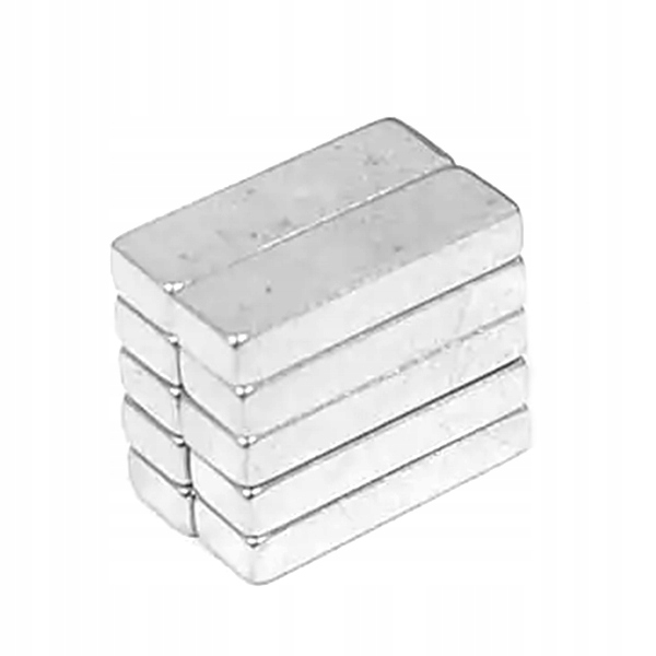 

Magnes neodymowy płaski 10x3x2 10szt mocne magnez