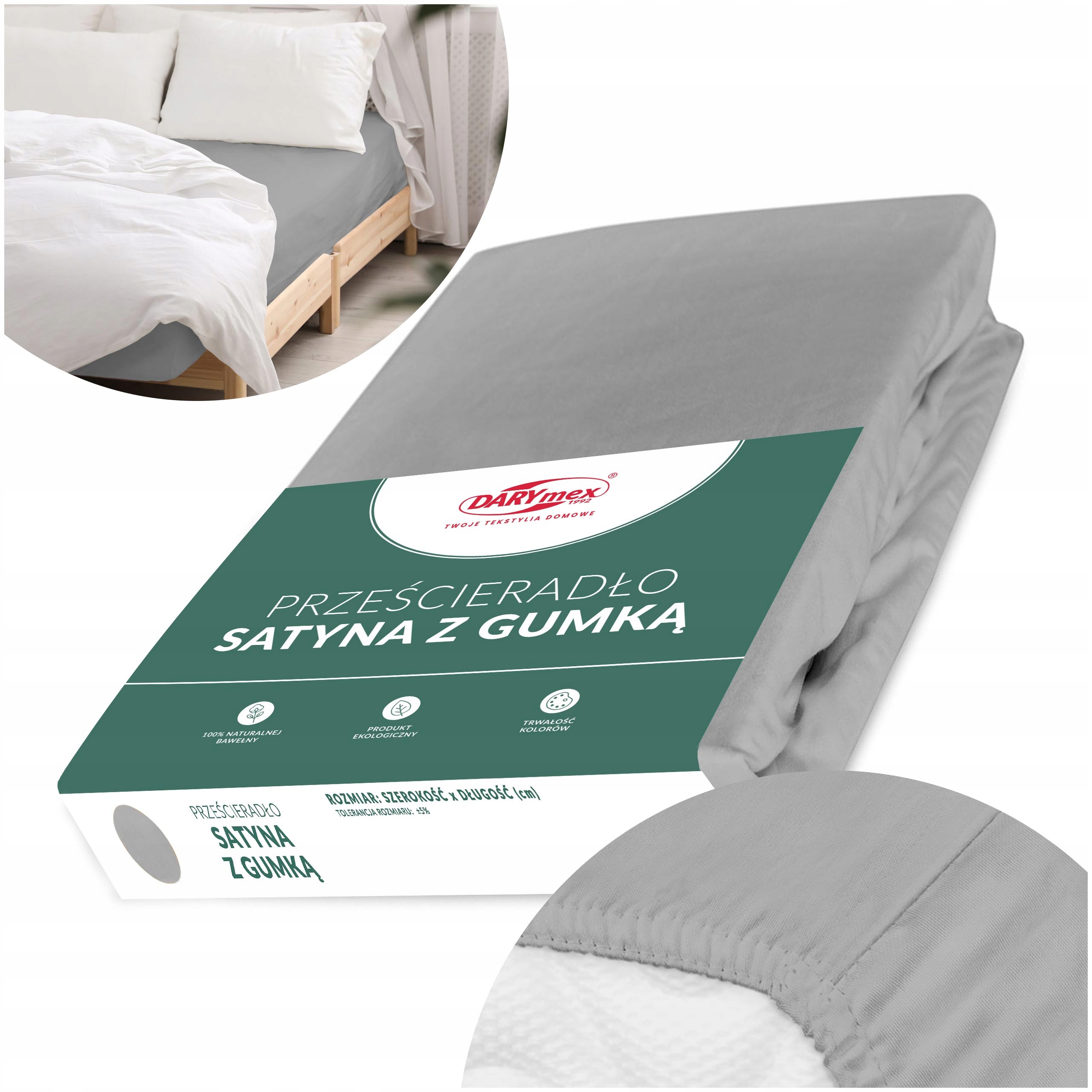 Prostěradlo s gumičkou 200 x 220, Bavlna 100%, přírodní Barva Na Výběr